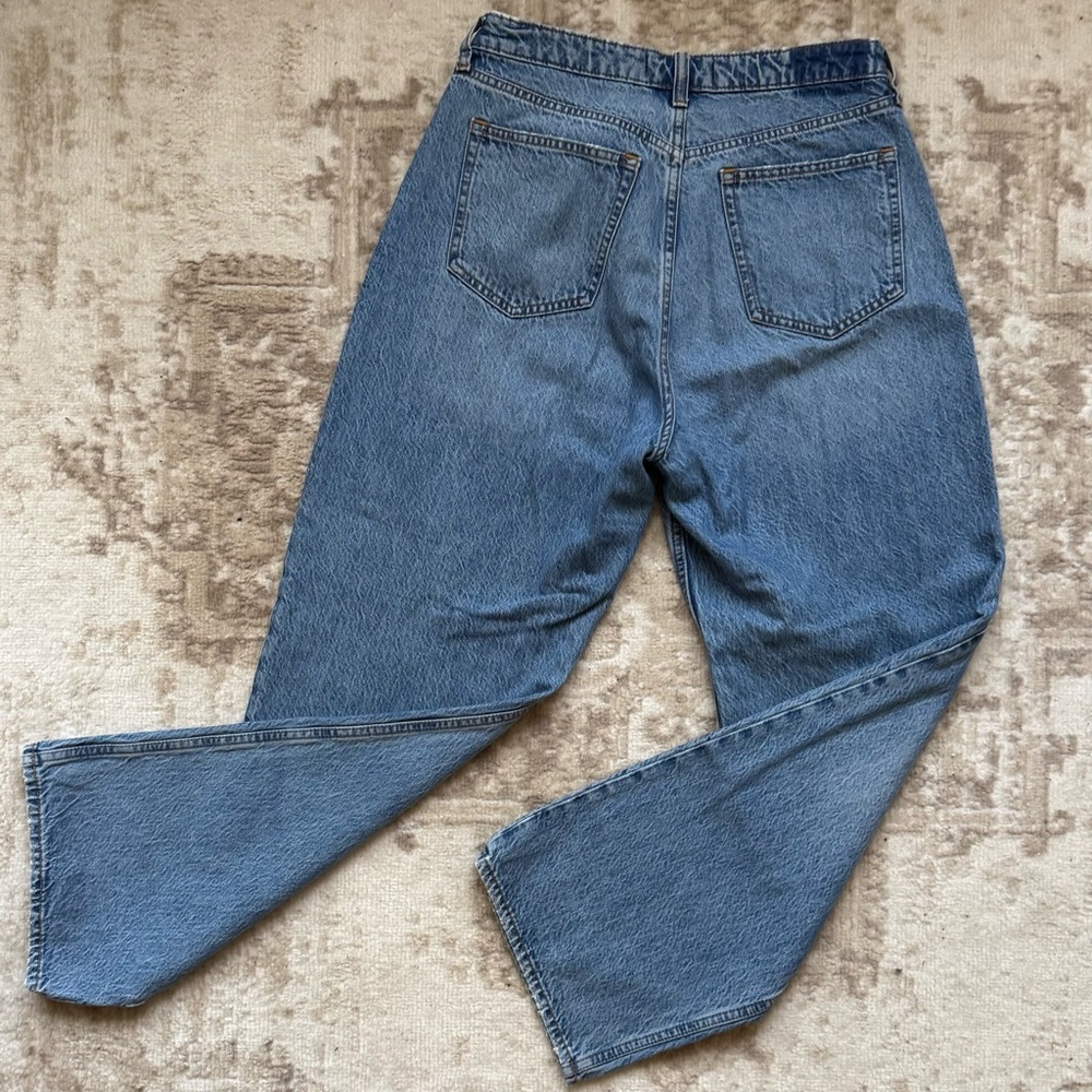 Abercrombie & Fitch Curve Love High Rise Loose Jeans Size 29 - Picture 8 of 10